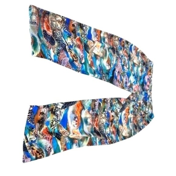 ArtSea Florida Keys Leggings XL Elastic Stretch High Waist Pants Beach Islands - Picture 8 of 12